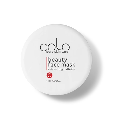 Antioxidáns agyag arcpakolás, koffeinnel, C vitaminnal